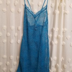 Victoria Secret teal lace lingerie size medium